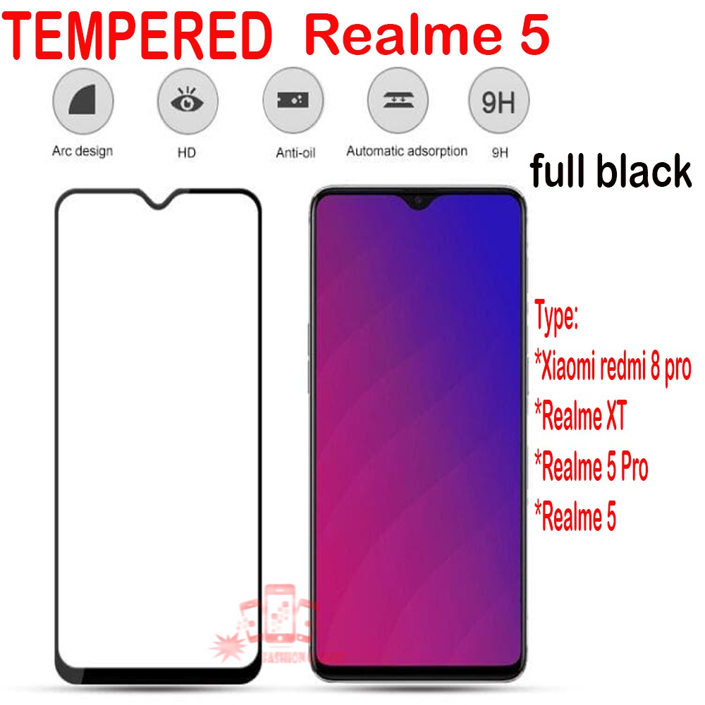 TEMPERED GLASS XIAOMI REDMI NOTE 8 PRO / REDMI NOTE 9 / REDMI NOTE 9 PRO / REDMI K20 / REDMI 7 / REDMI NOTE 7 / REALME XT / REALME 5PRO / REALME 5 ANTI GORES KACA