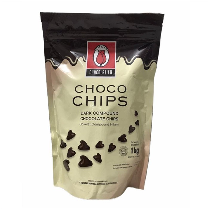 

Tulip Dark Compound Chocolate Chips - 250Gr (REPACK)