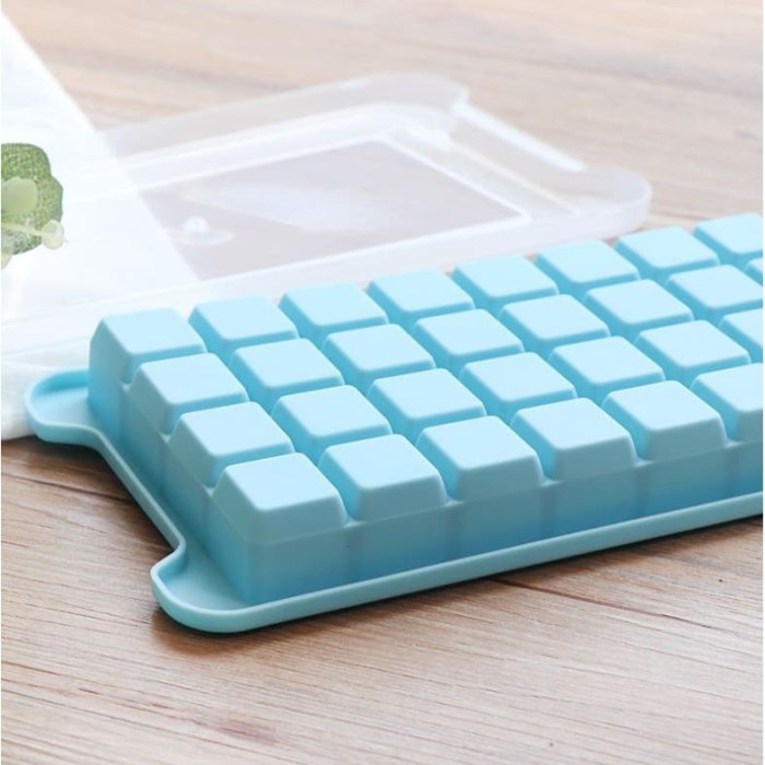 Cetakan es Silikon ice cube mold silicone 36 grid silicone ice tray