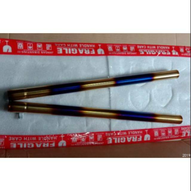 as shock shockbreaker depan diameter 26 26mm pnp satria fu sonic warna twotone 2 tone