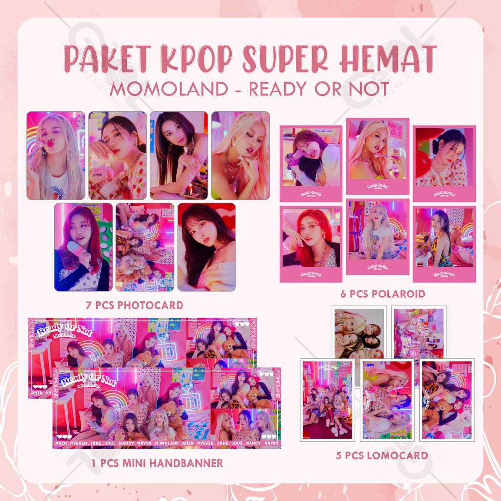 PAKET KPOP SUPER HEMAT 10K | MOMOLAND | READY OR NOT
