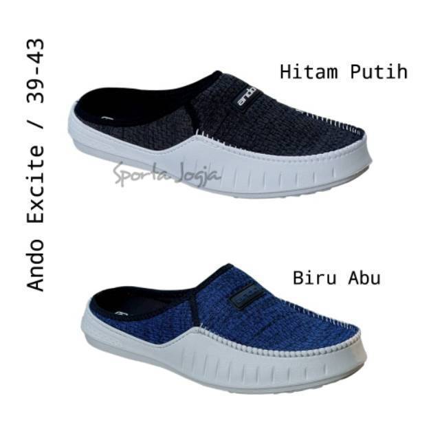  Sepatu  Slip on Pria  Ando  Excite Sheeva size 39 43 Original 