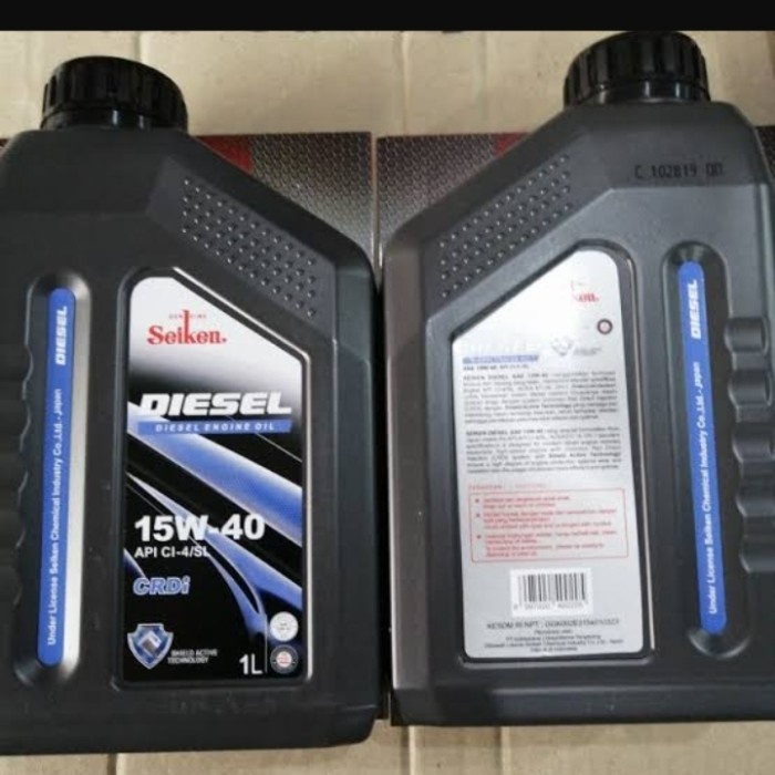 OLI Mesin SEIKEN DIESEL 15W-40 Kemasan 1 LITER