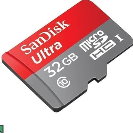 Memory Card Micro SD Sandisk 32GB Class10 120Mbps A1 NA Sandisk Original