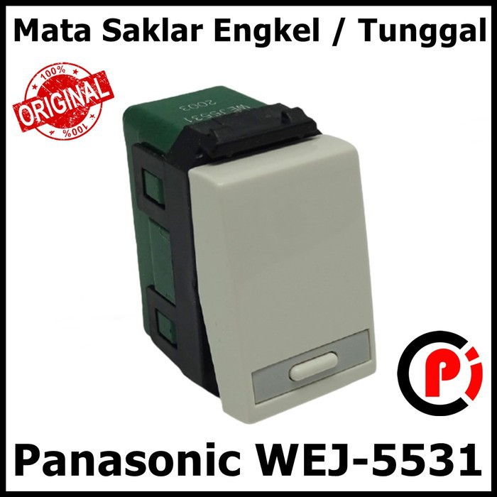 Panasonic Mata Saklar Engkel Tunggal WEJ5531 WEJ 5531