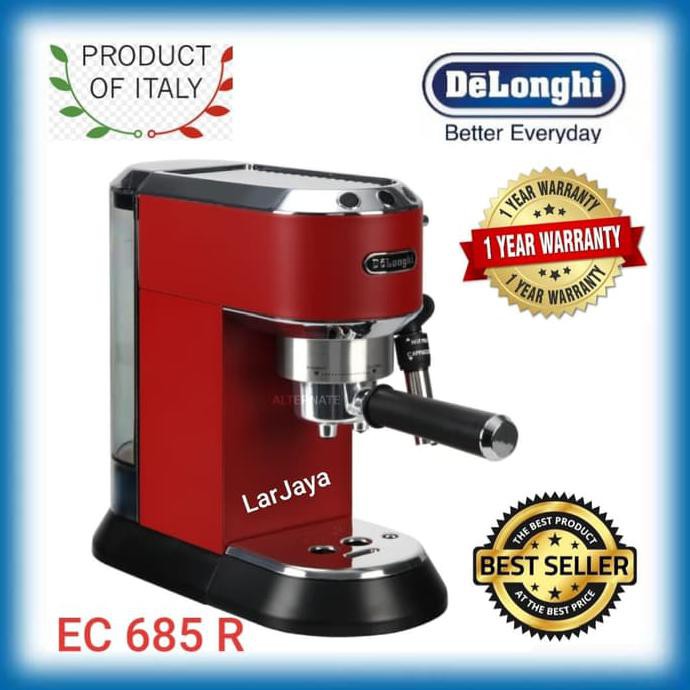 Mesin Kopi Delonghi Dedica EC 685.R ( RED)