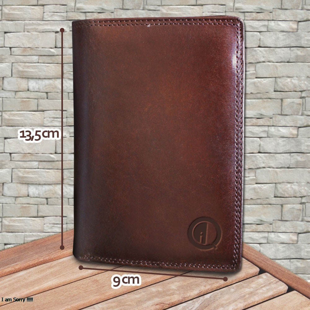 Dompet Kulit Pria Dompet Kartu Pria Lipat Kulit Sapi Asli Kualitas Premium Original 16 Slot D003Q GARANSI ORIGINAL