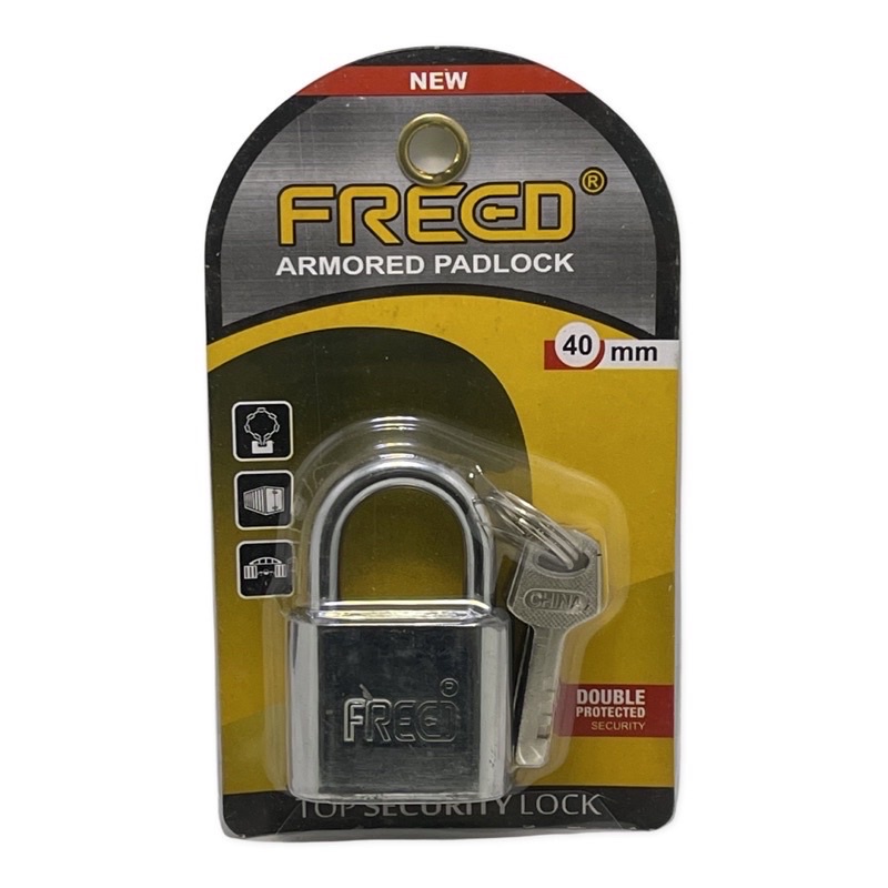 Gembok nekel leher pendek 30mm - 60mm Freed