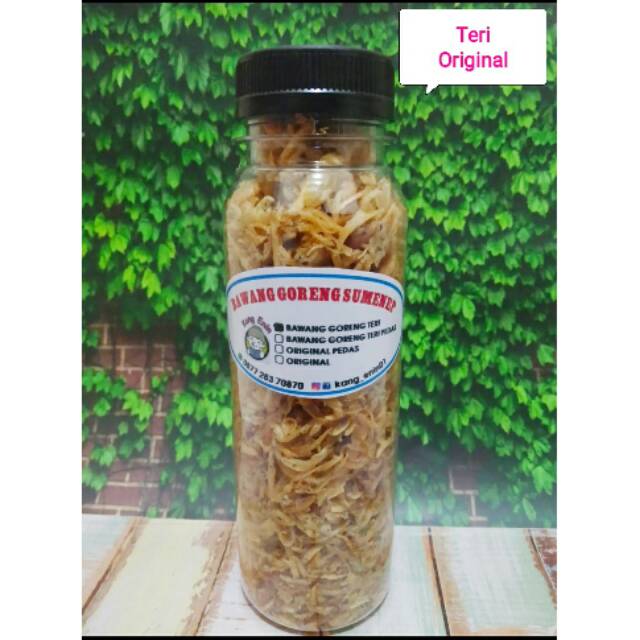 

Bawang goreng teri original Kang Enin Kemasan 75gr