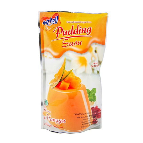 

NUTRIJELL Puding Susu Mangga 130g - NUTRI JELL Manggo Milk Pudding Instant Powder