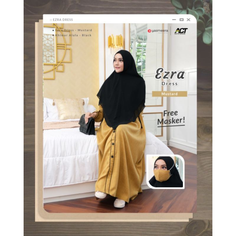 EZRA DRESS by YASMEERA / GAMIS LINEN / GAMIS POLOS