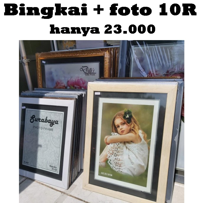 Pigora kaca 10r &amp;12rs 30x45