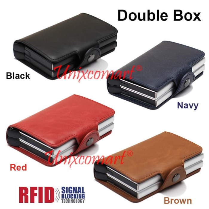 

ORGANIZER-DOCUMENT- DOMPET MINI TEMPAT KARTU ATM SMART SLIM WALLET CREDIT CARD HOLDER RFID - SINGLE