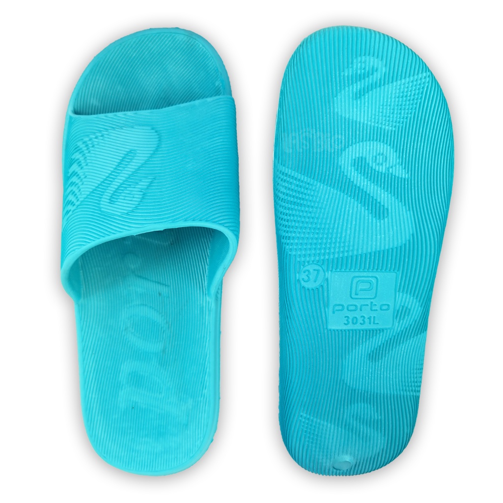 Porto Sandal Selop Jalan Kasual Rumah Rubber Anti Slip Wanita 3031L