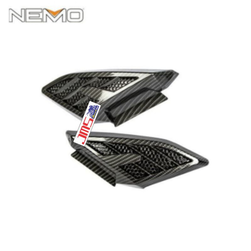 cover tutup bodi carbon kiri dan kanan yamaha nmax new 2020 nemo