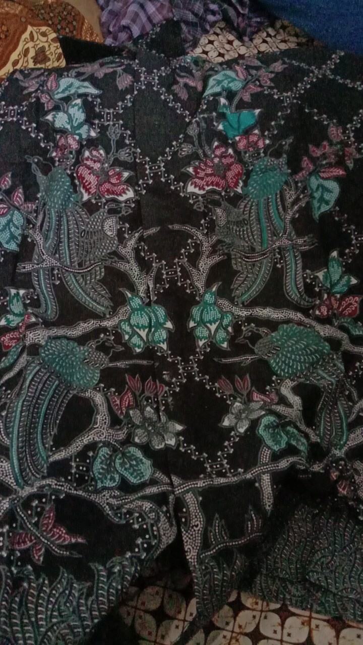 Bswart Batik Hrb026 Kenongo Hem Pendek Padi Pekalongan M L Xl Batik Pria Murah