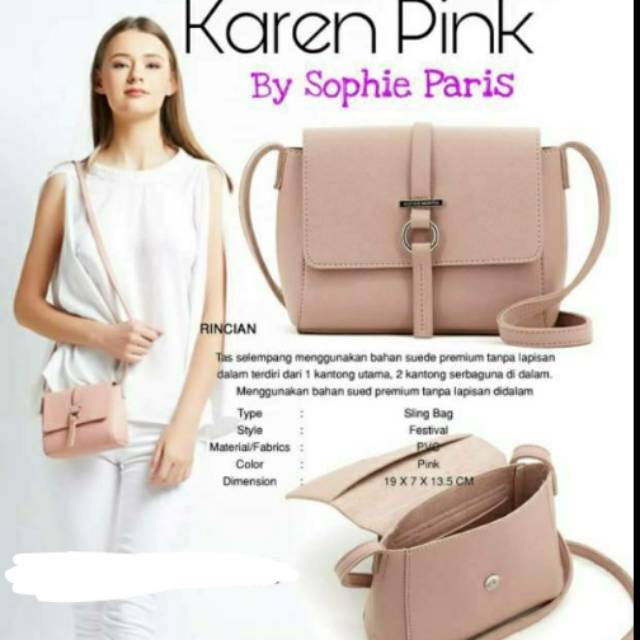 Tas Selempang Kecil Design Lucu Tas Cangklong Original Sophie Paris