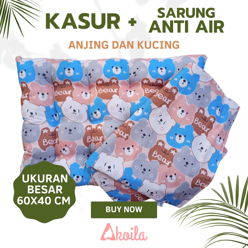 PO Kasur Anti Air untuk Anjing Kucing Ukuran Besar Bantal Anti Air Petbed Waterproof Pet Bed Cover W