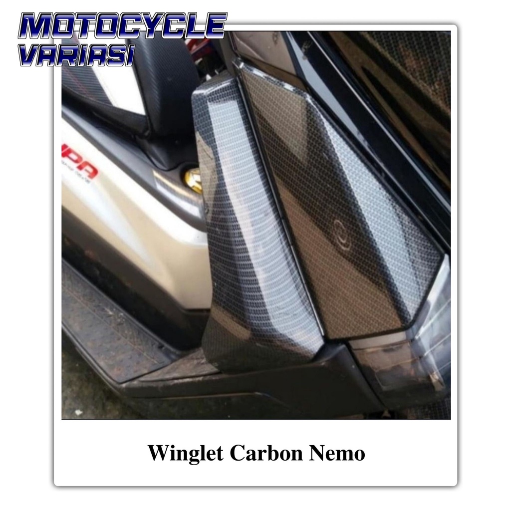 winglet sayap carbon nemo nmax old