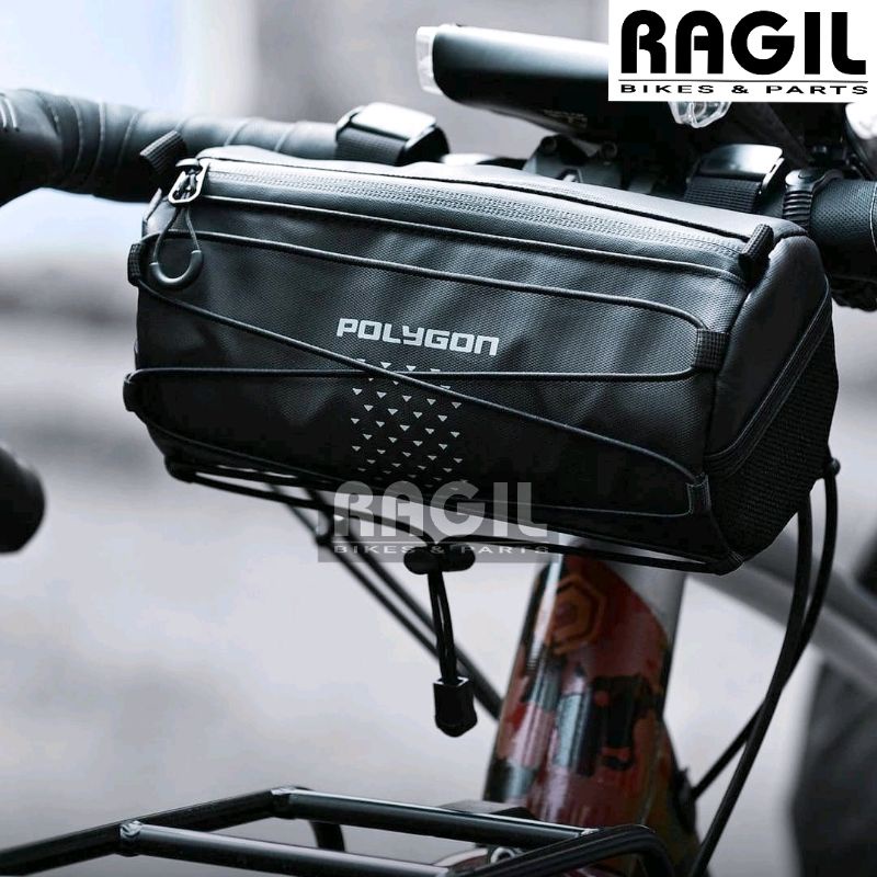 Jual TAS STANG SEPEDA POLYGON HANDLEBAR BAG STIR MTB BALAP ROAD BIKE