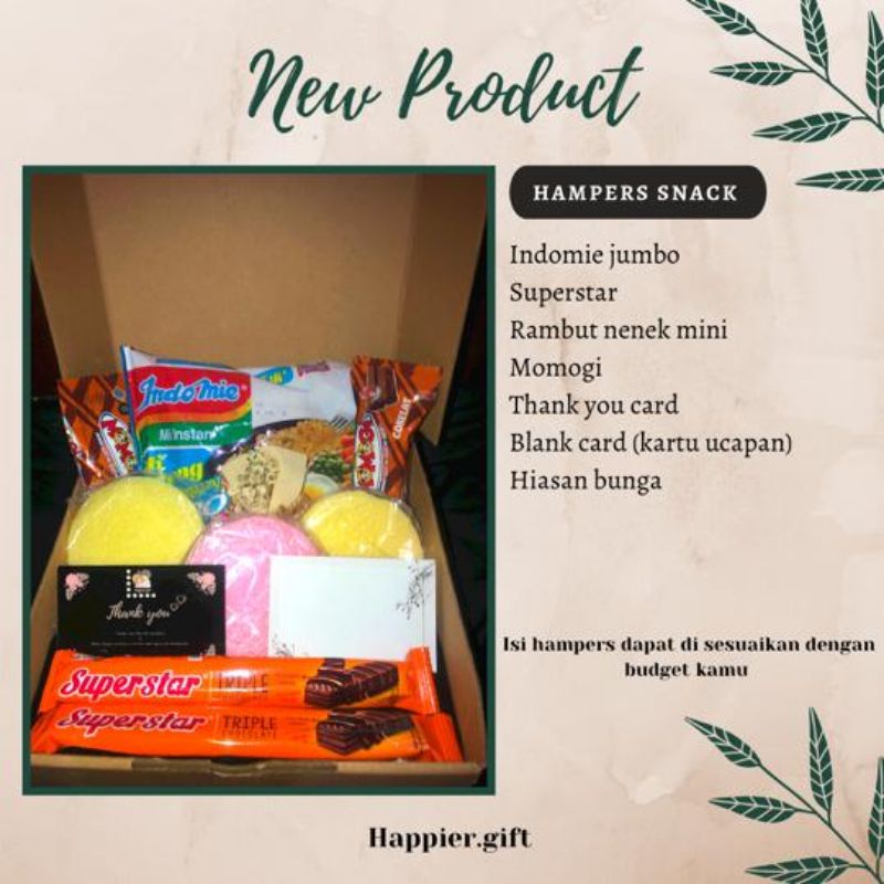 HAMPERS SNACK / SNACK BOX / GIFT BOX SNACK