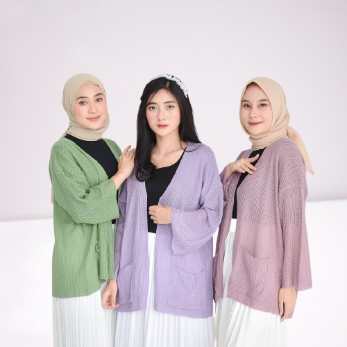 Ready 17 Warna Cardigan Rajut untuk Outer - Kardigan Loocy - Open Reseller