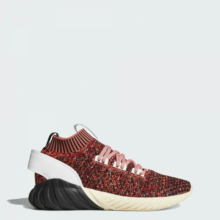Sepatu Sneakers Pria Adidas Tubular Doom Sock Primeknit Burgundy Original 100% - CQ0950