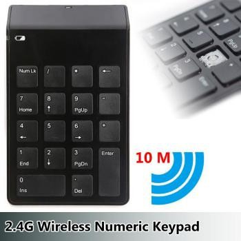 KEYBOARD/KEYPAD NUMERIC WIRELESS 2.4GHZ JARAK 10 METER/NUMERIC KEYPAD WIRELESS MINI