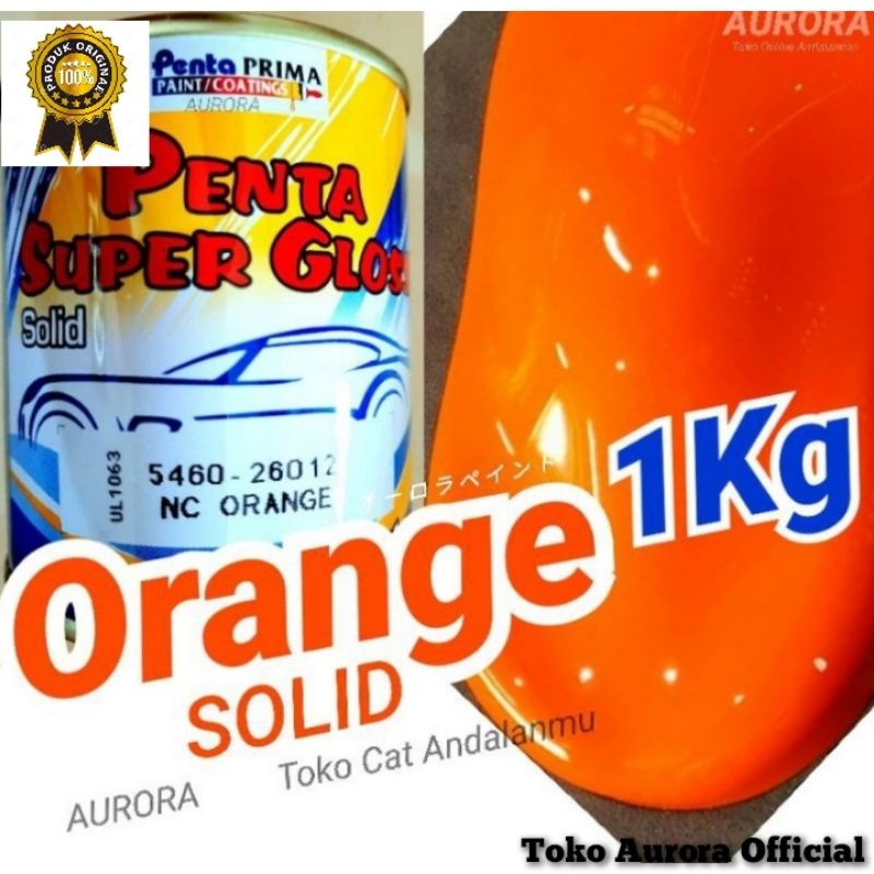 CAT NC ORANGE DUCO 1KG PENTA SUPERGLOSS SOLID