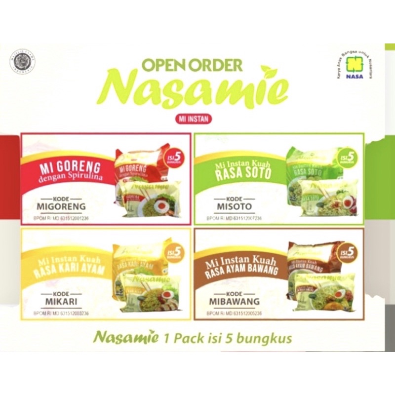 

Nasamie - mie spirulina
