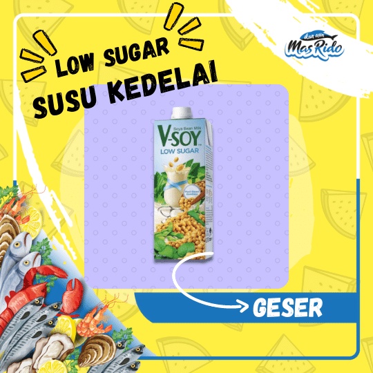 

Vsoy Low Sugar Barista Susu Kacang Soya Less Sugar Fresh Soya Milk