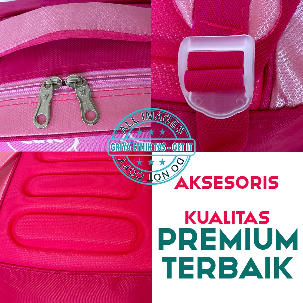 PREMIUM Tas Anak Perempuan Sekolah SD Terbaru Karakter Hello Kitty Doraemon LOL Kantong Ransel Gendong Anak Cewek Gambar Timbul Embos