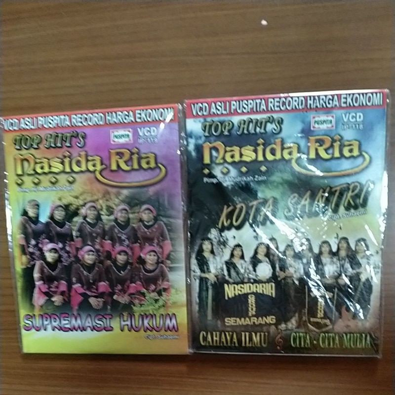 VCD Karaoke Macam-Macam Nasidaria. Qosidah Modern/Orkes Religi Indonesia.