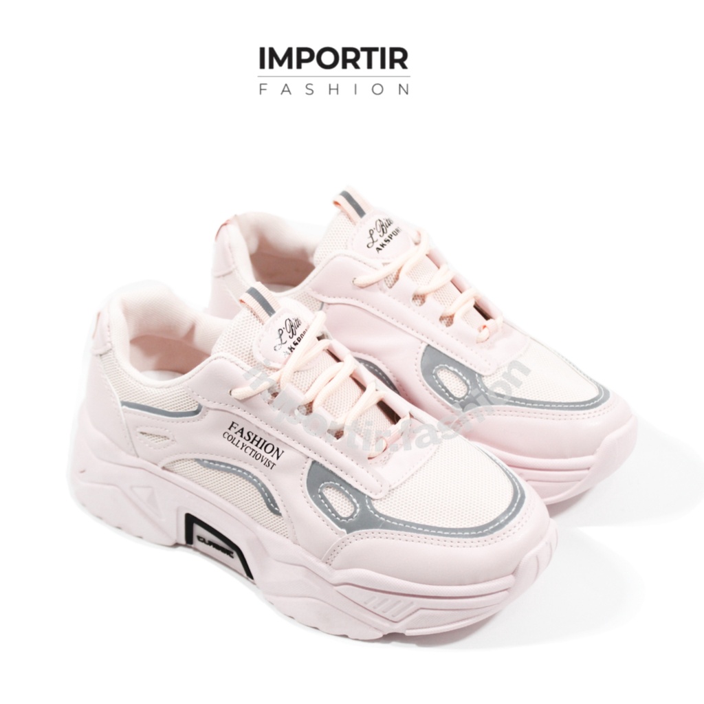 Importir.Fashion Sepatu Sneakers Wanita Korea Shoes Premium Fashion  Sport Import Korea Ulzzang - 0024