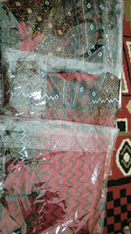 Couple Keluarga Terbaru Tunik Kemeja Batik Anak Seragam Gamis Cod Pekaljaya