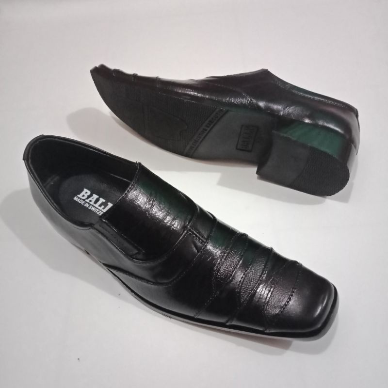 Pantofel Formal Pria/Sepatu Kerja Pria/Kulit Asli/Bally