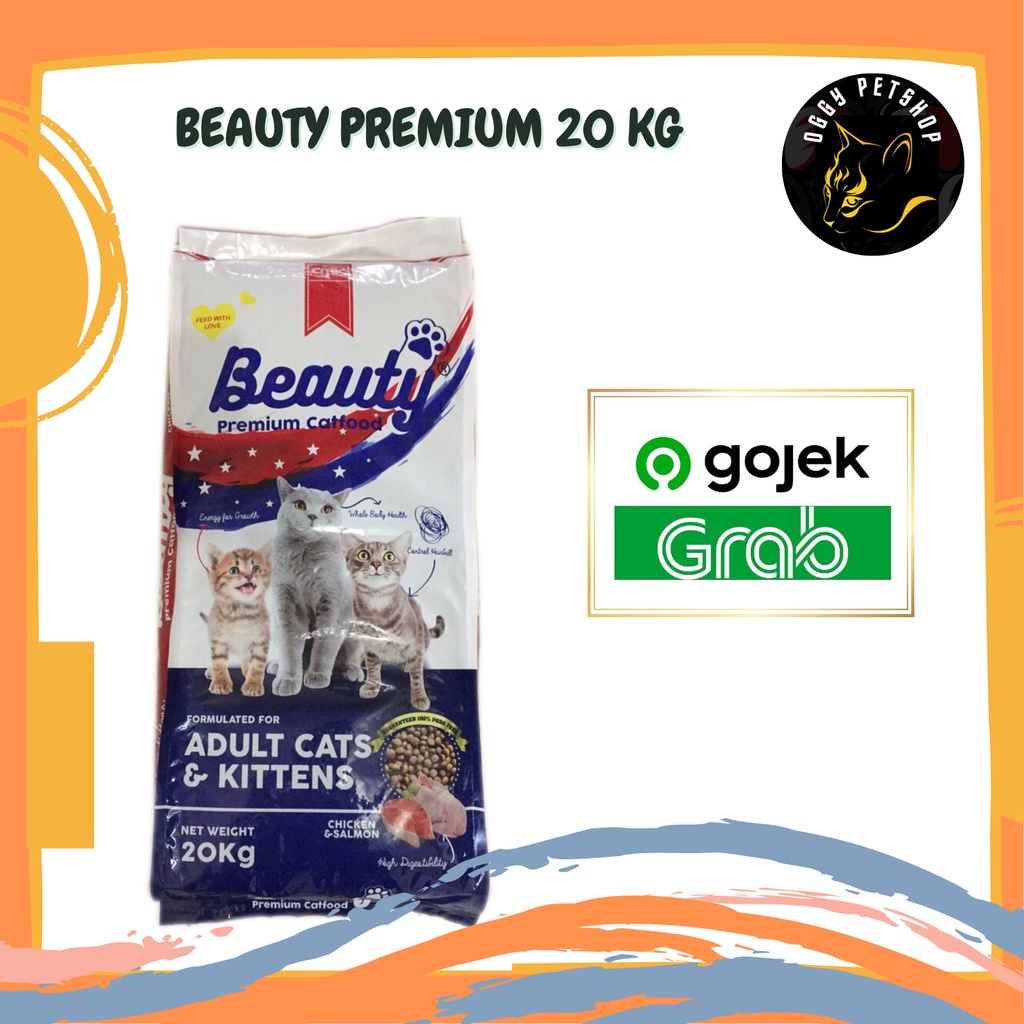 Makanan Kucing Beauty 20KG KHUSUS GRAB/GOJEK