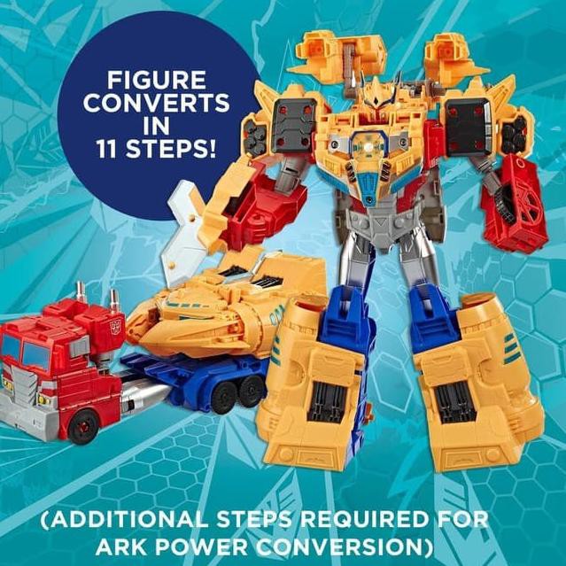 transformers cyberverse spark armor ark power optimus prime figure
