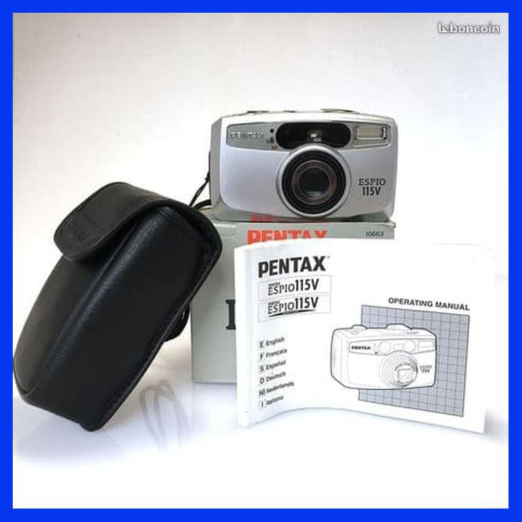 KAMERA FILM ANALOG 35MM PENTAX ESPIO ZOOM 115V NEW OLD STOCK