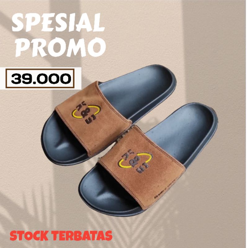 Sandal Slide Slip on Anti Licin Ringan Lentur Dan Kuat