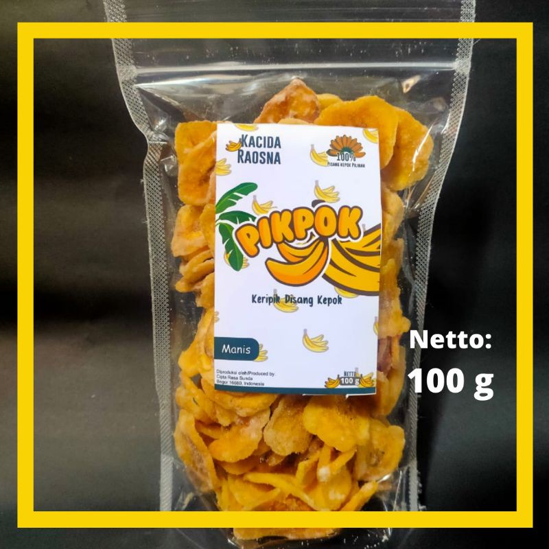 

Kripik Pisang Kepok Manis 100g