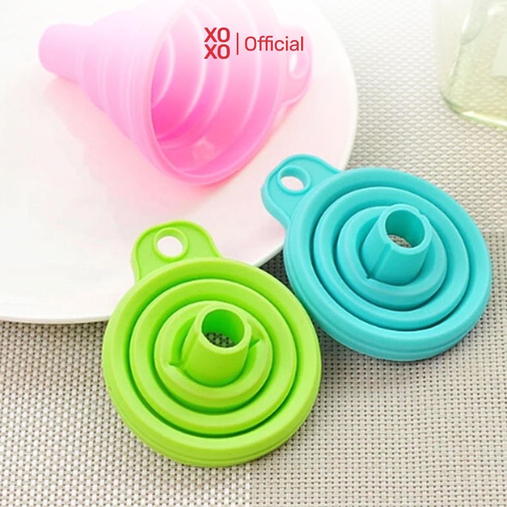 Corong Silicone Air Minyak Lipat Portable foldable Praktis