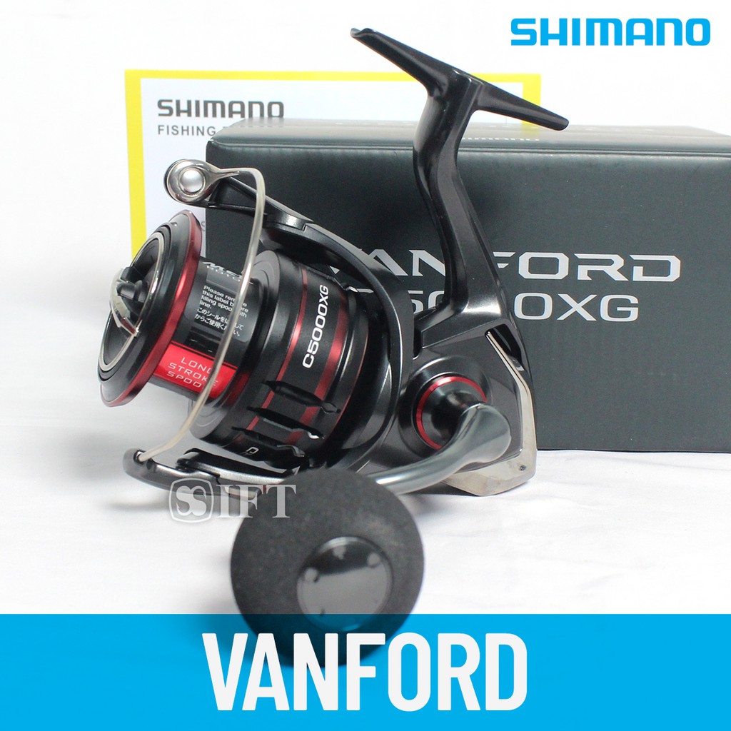Reel Shimano VANFORD Power Handle | CI4+ MGL 500 1000 2000 C3000 4000 5000 | Resmi