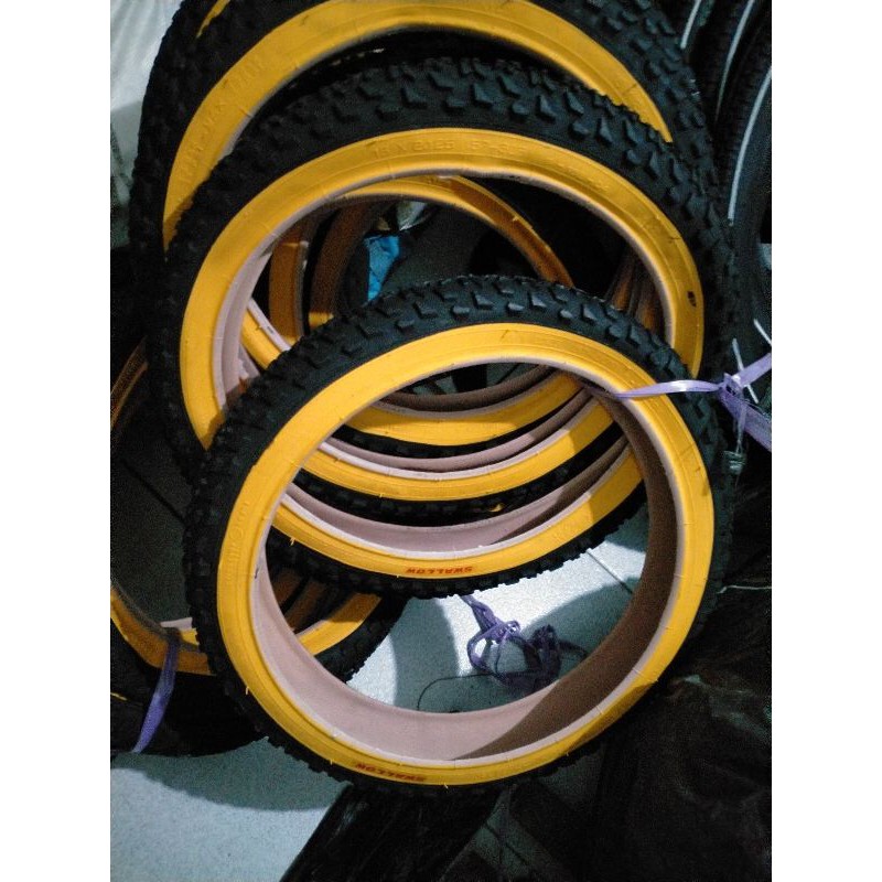 ban luar sepeda 16 x 2.125 swallow list kuning