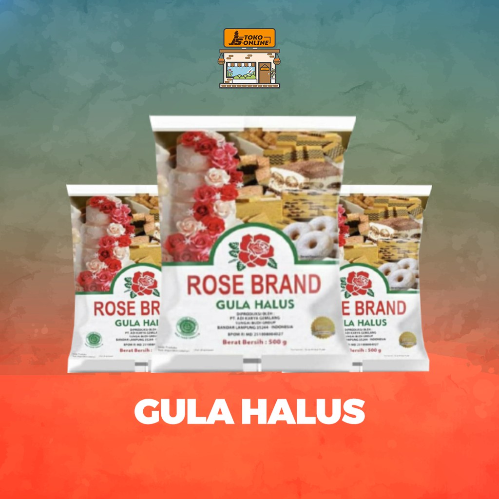 ROSE BRAND - Tepung Beras / Tepung Ketan / Tepung Tapioca Gunung Agung / Santan / Gula Halus