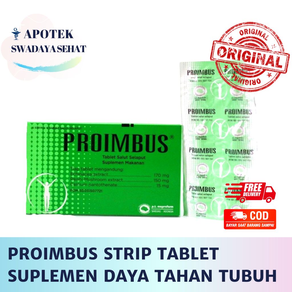 PROIMBUS Strip Tablet - Suplemen Daya Tahan Tubuh Multivitamin