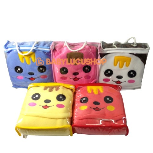 Selimut Karakter Double Fleece Animal BOBOKO 70 x 80 l Selimut Bayi