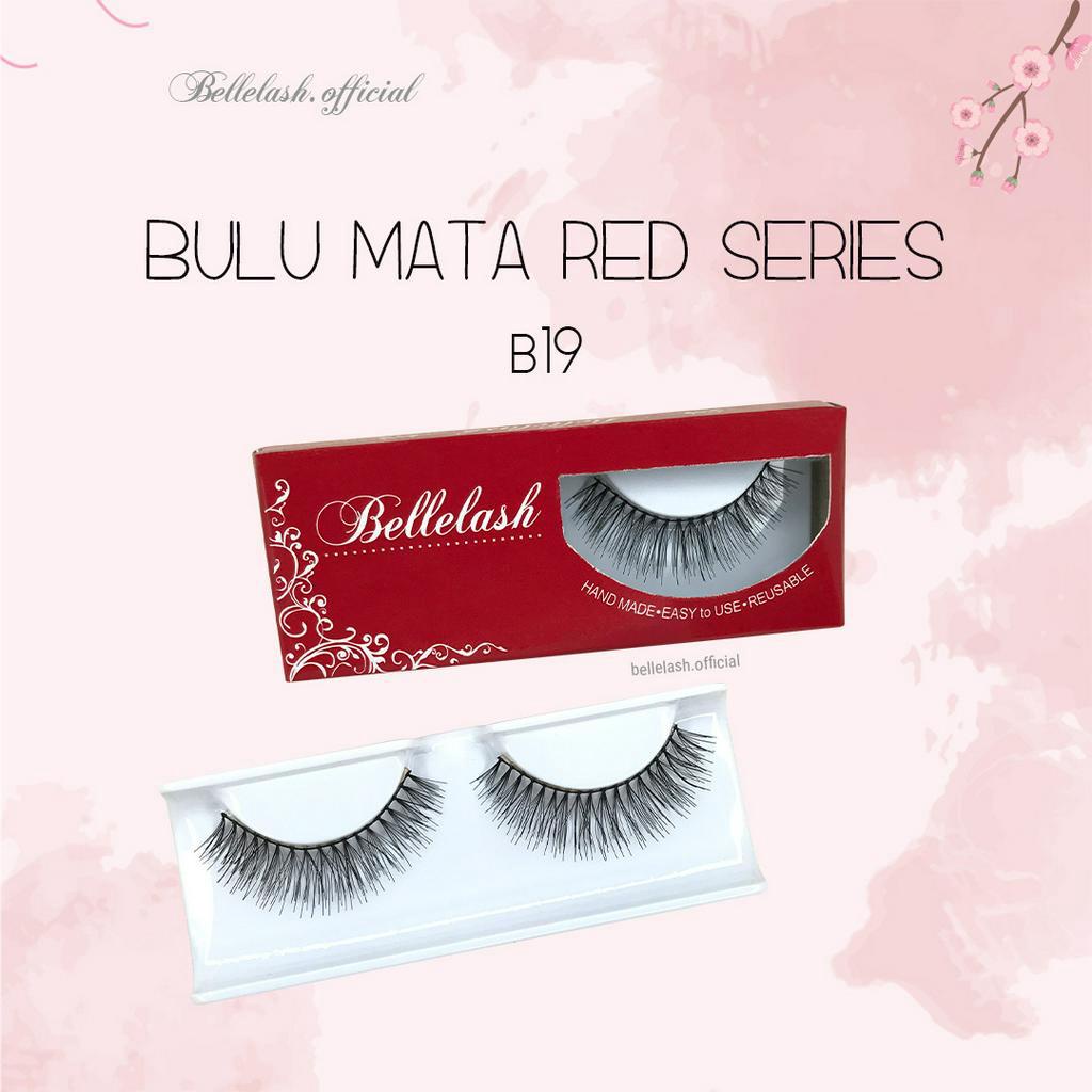 B19 Bulu Mata Palsu Handmade Natural False Eyelash Eye Lashes