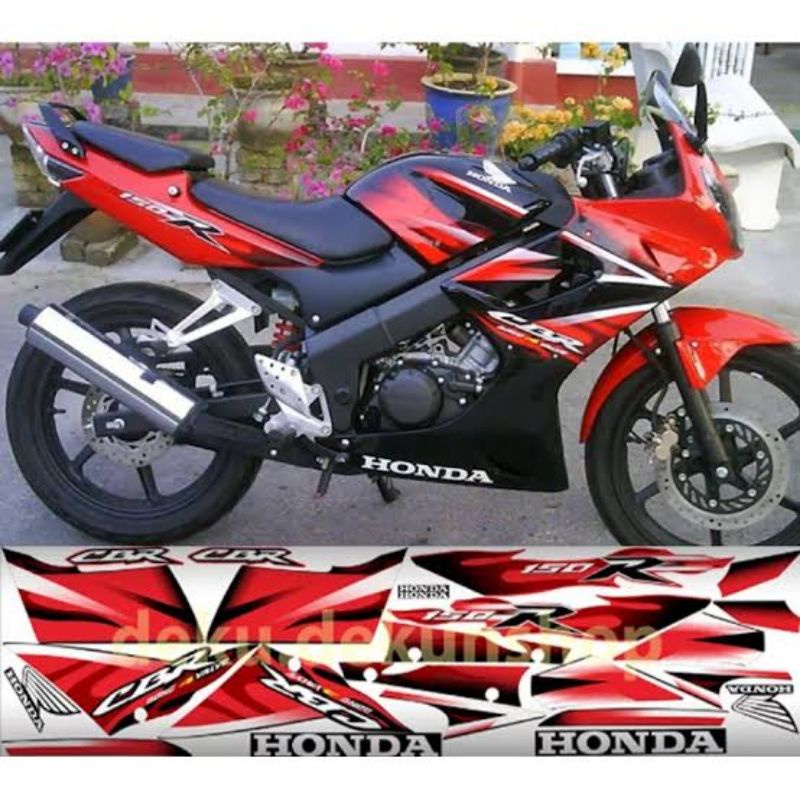 (BISA COD)  STRIPING STICKER DECAL BODY VARIASI HONDA CBR 150 OLD/LAMA /THAILAND