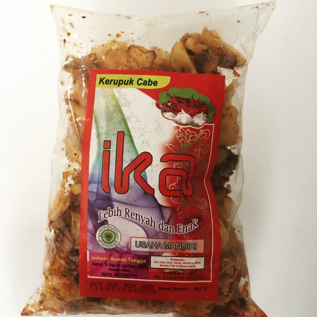 

keripik cabe ika dumai